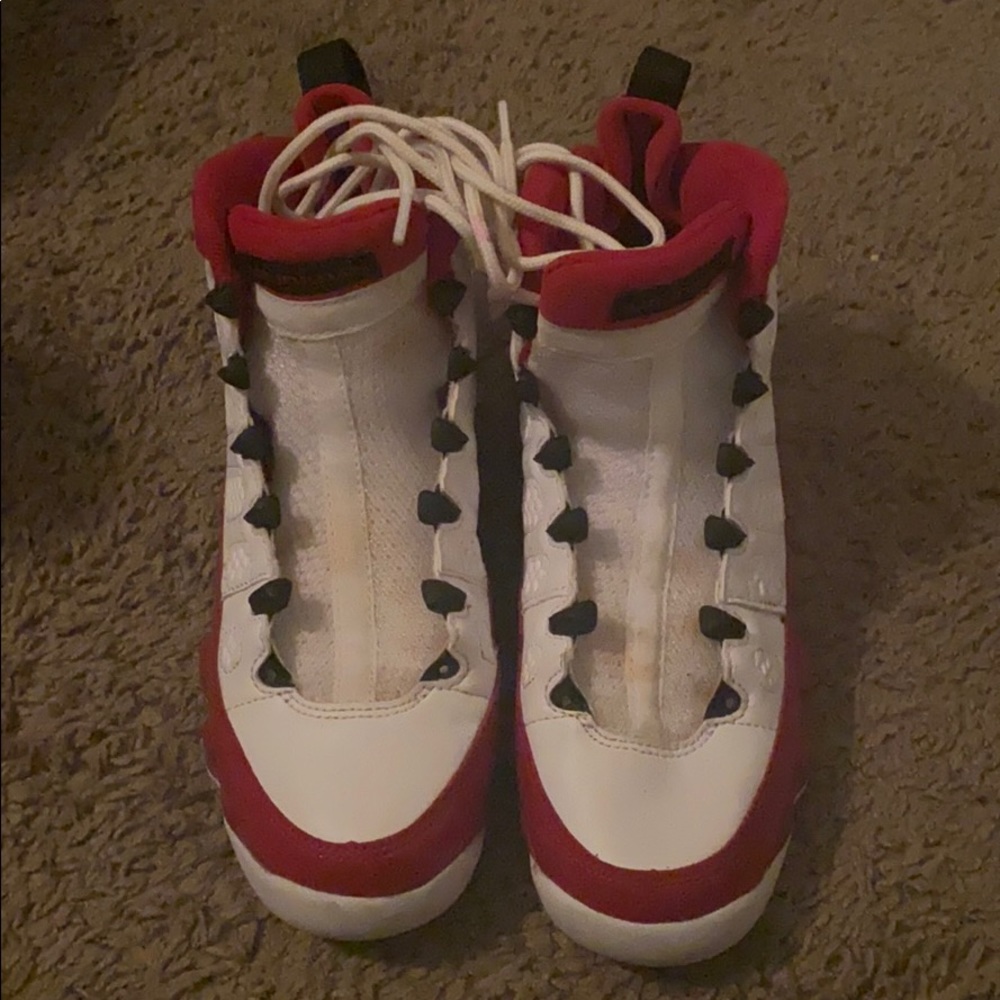 red and white 9's